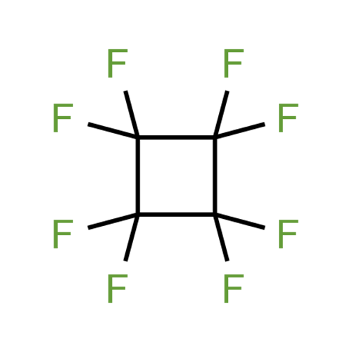 Октафторциклобутан структурная формула