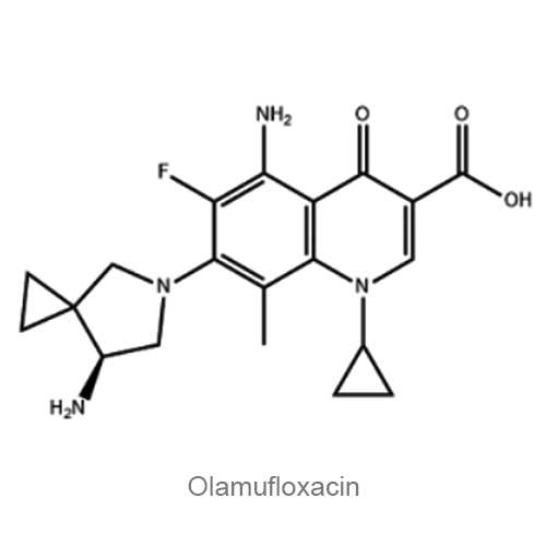 Оламуфлоксацин структурная формула