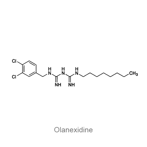 Структурная формула Оланексидин