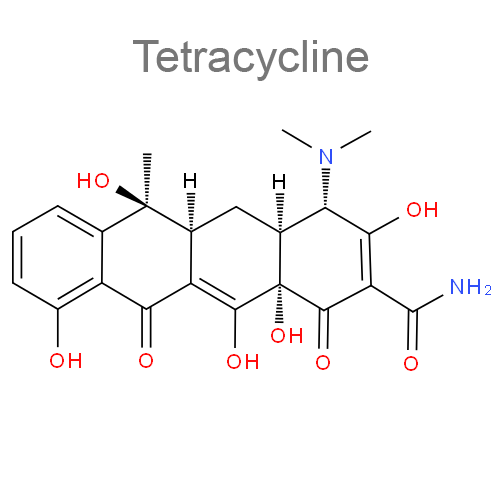 Олеандомицин + Тетрациклин структурная формула 2