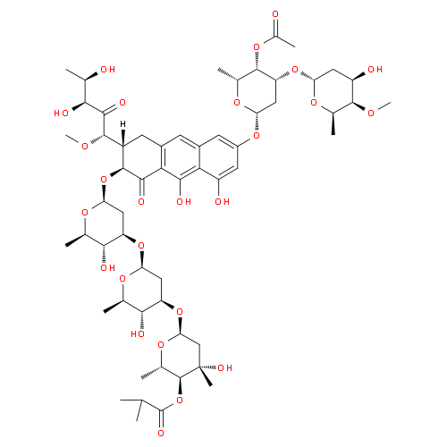Оливомицин структурная формула