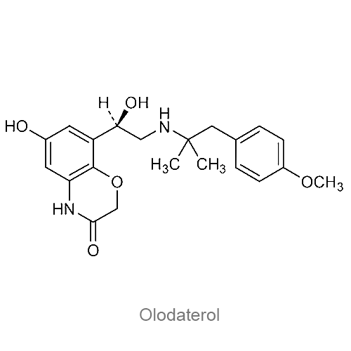 Структурная формула Олодатерол