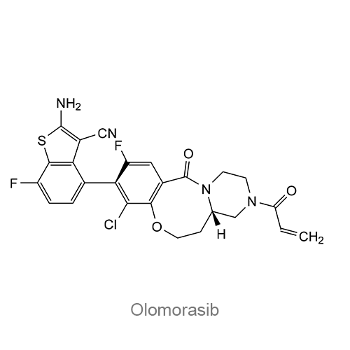 Оломорасиб структурная формула