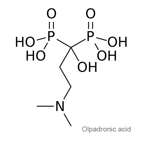 Структурная формула Олпадроновая кислота