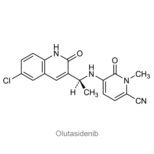 Структурная формула Олутасидениб