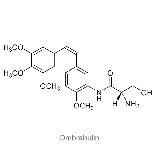 Структурная формула Омбрабулин