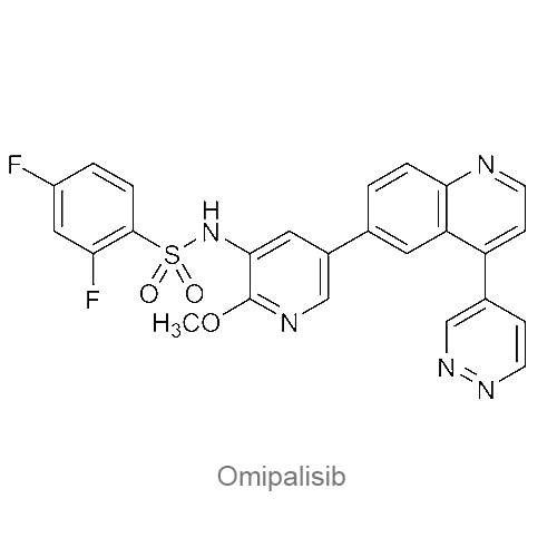 Структурная формула Омипалисиб
