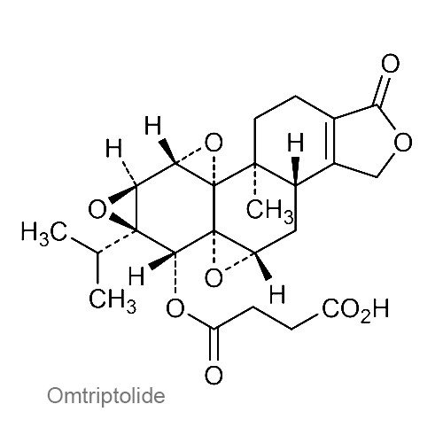 Структурная формула Омтриптолид