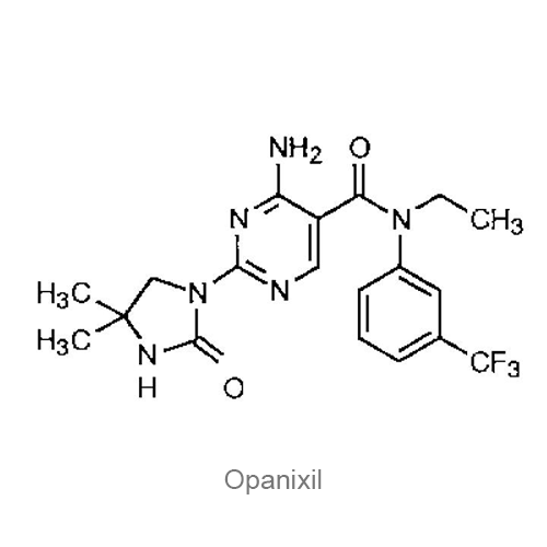 Структурная формула Опаниксил