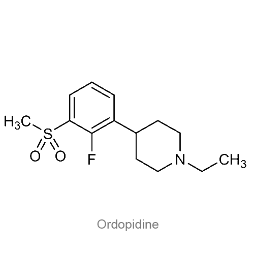 Структурная формула Ордопидин