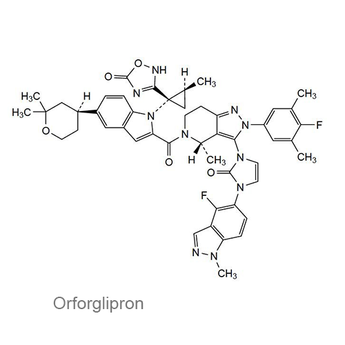 Орфорглипрон структурная формула
