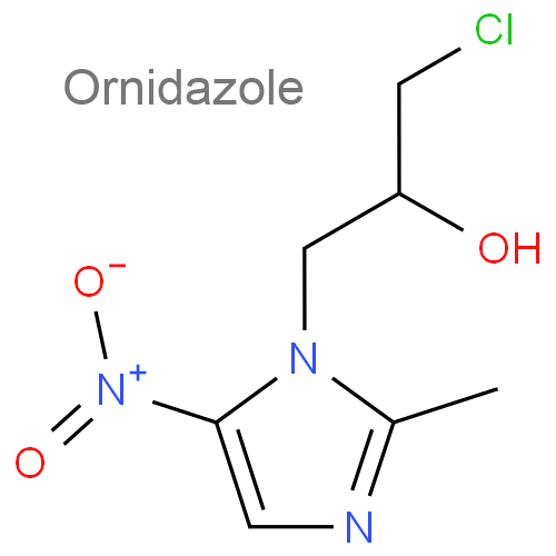 Структурная формула Орнидазол + Неомицин + Преднизолон + Эконазол