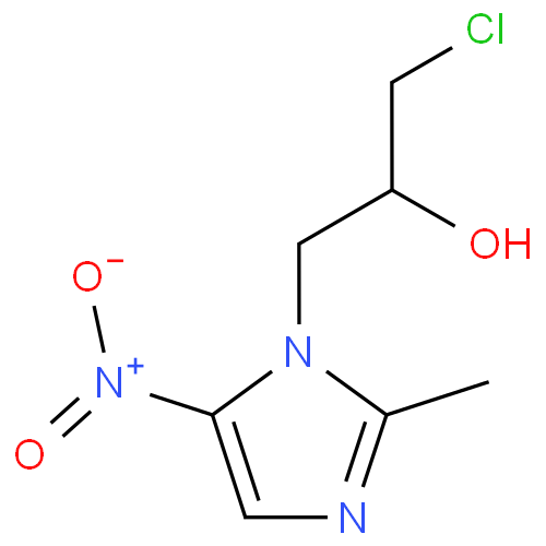Структурная формула Орнидазол