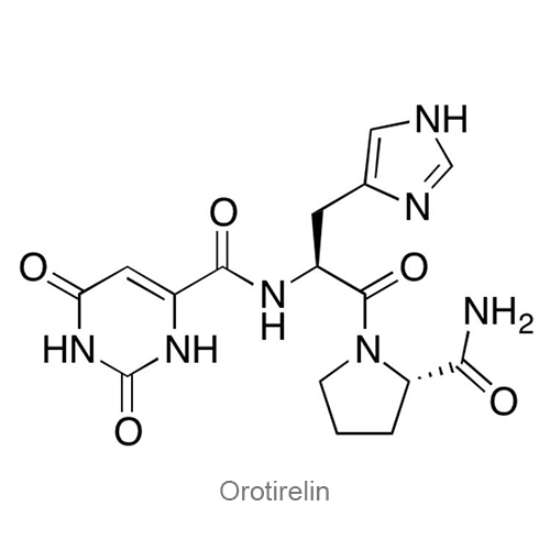 Оротирелин структурная формула