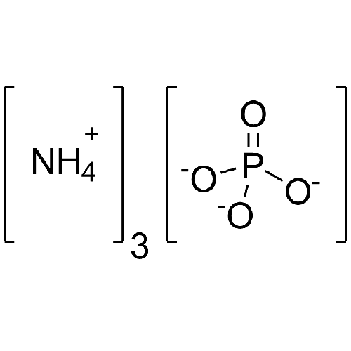 Ортофосфат аммония двузамещённый структурная формула