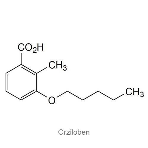 Структурная формула Орзилобен