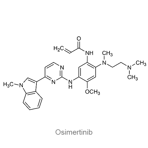 Структурная формула Осимертиниб