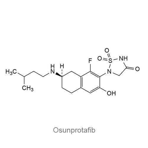 Структурная формула Осунпротафиб