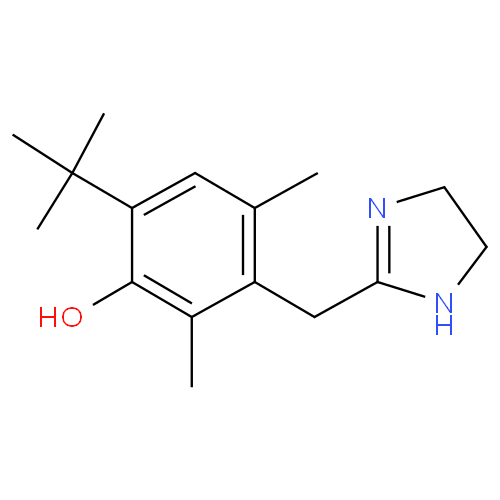 Структурная формула Оксиметазолин