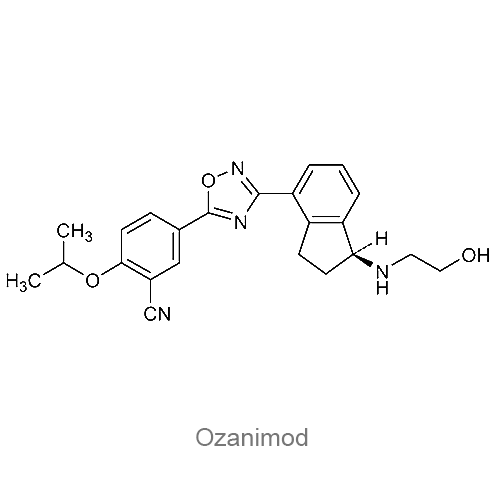 Структурная формула Озанимод