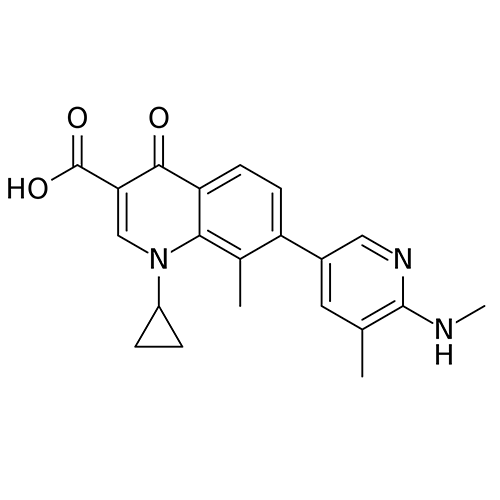 Озеноксацин структурная формула
