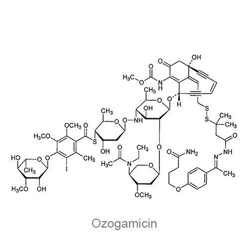Структурная формула Озогамицин