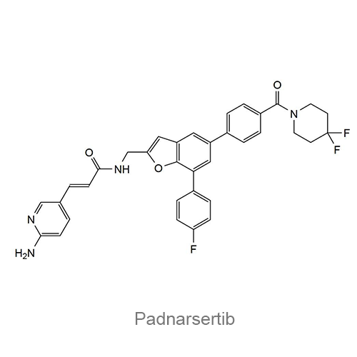 Структурная формула Паднарсертиб