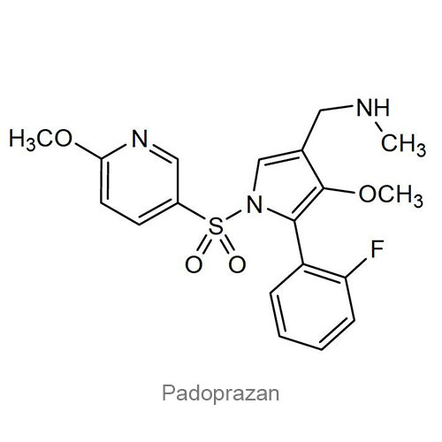 Структурная формула Падопразан