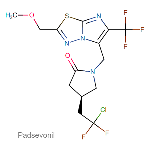 Структурная формула Падсевонил