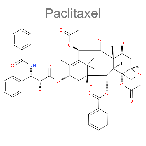 Структурная формула Паклитаксел + Альбумин