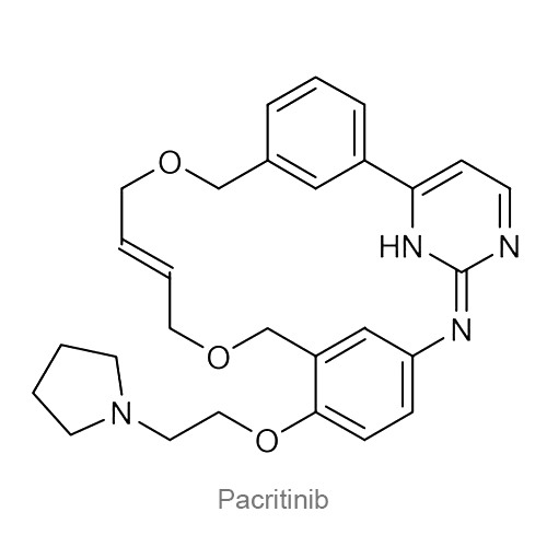 Пакритиниб структурная формула