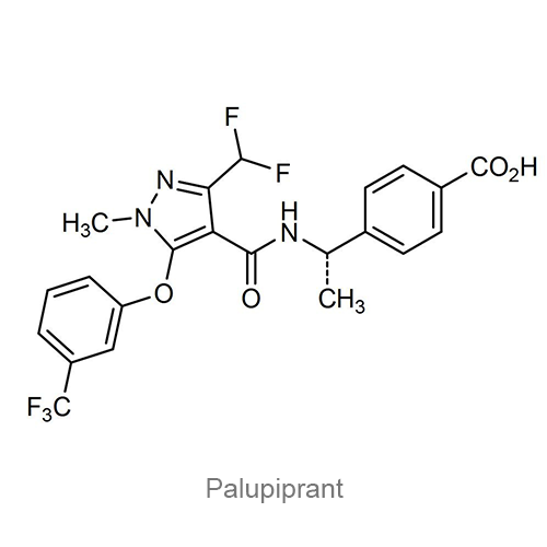Структурная формула Палупипрант