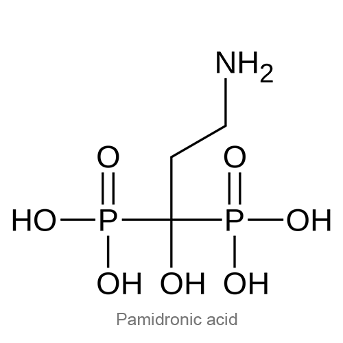Структурная формула Памидроновая кислота