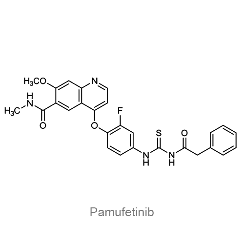 Структурная формула Памуфетиниб