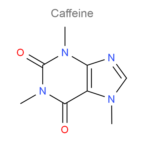 Структурная формула 2 Парацетамол + Кофеин + Фенилэфрин + Хлорфенамин