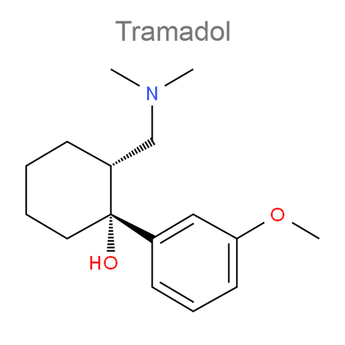 Парацетамол + Трамадол структурная формула 2