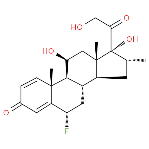 Параметазон структурная формула