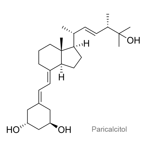 Структурная формула Парикальцитол