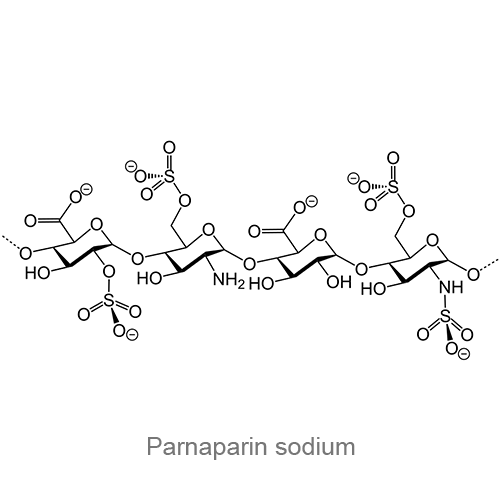 Структурная формула Парнапарин натрия