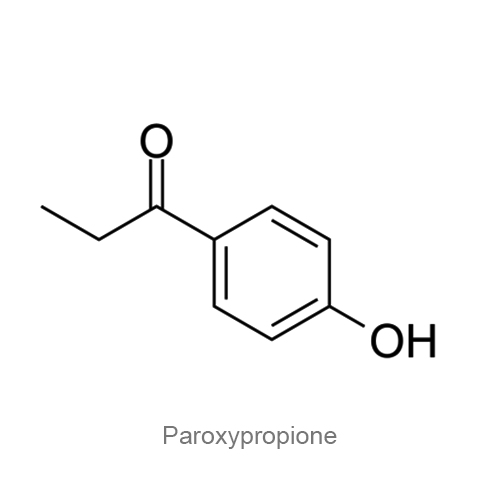 Структурная формула Пароксипропион