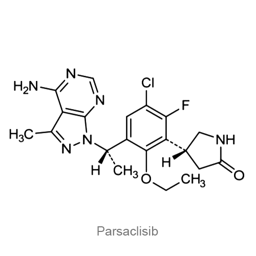 Структурная формула Парсаклисиб