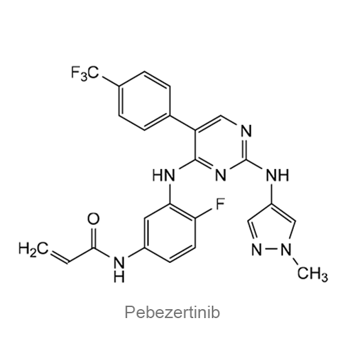 Структурная формула Пебезертиниб