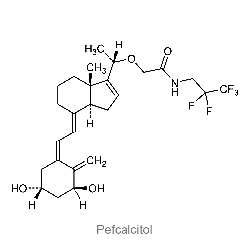 Пефкальцитол структурная формула