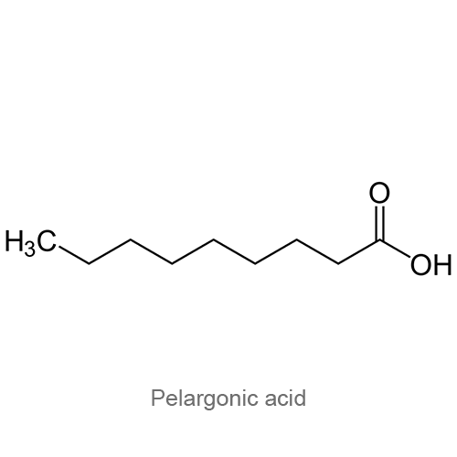 Пеларгоновая кислота структурная формула