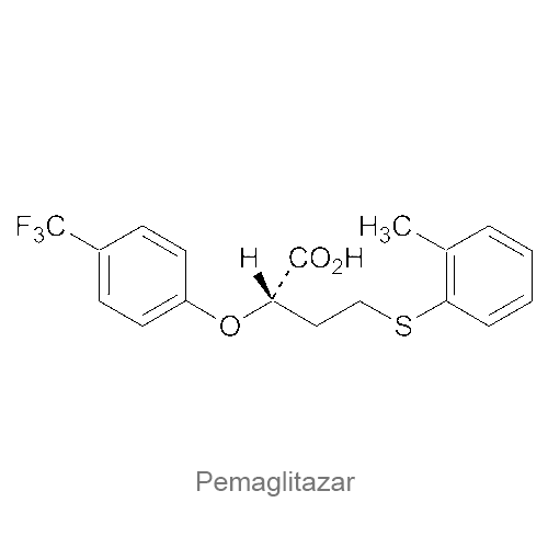 Пемаглитазар структурная формула
