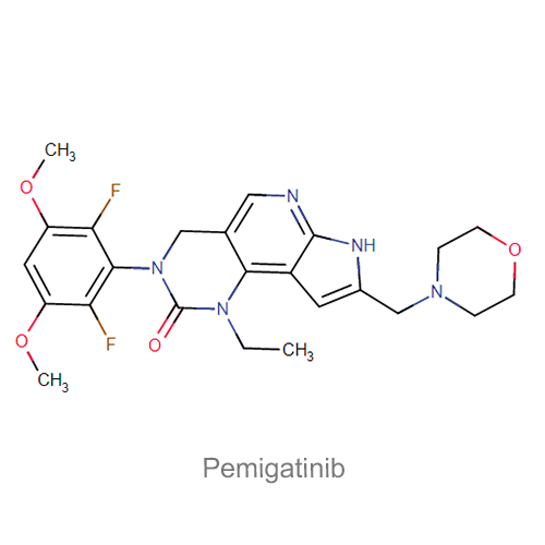Структурная формула Пемигатиниб