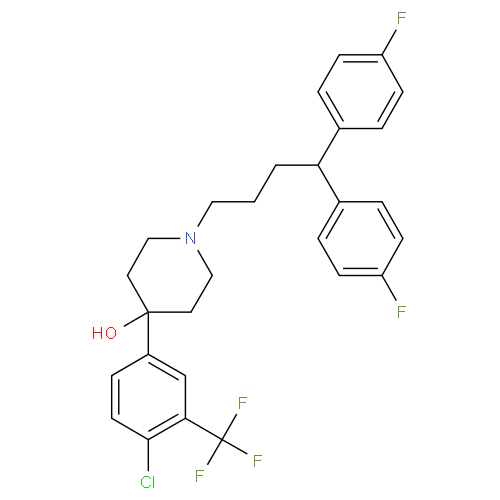 Пенфлуридол структурная формула