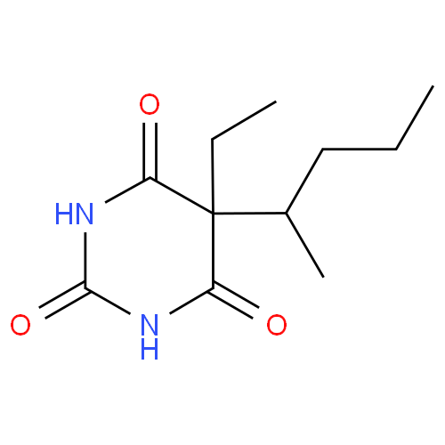 Структурная формула Пентобарбитал