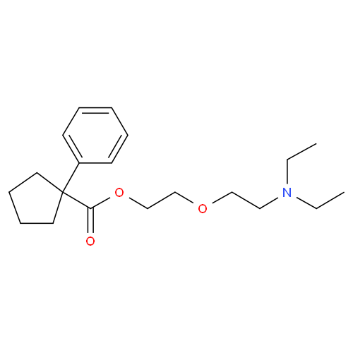 Пентоксиверин структурная формула