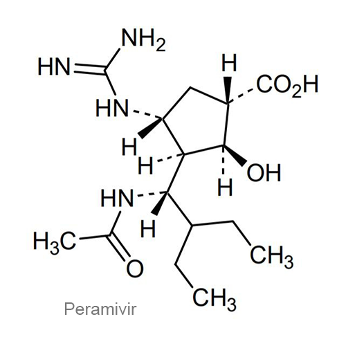 Структурная формула Перамивир